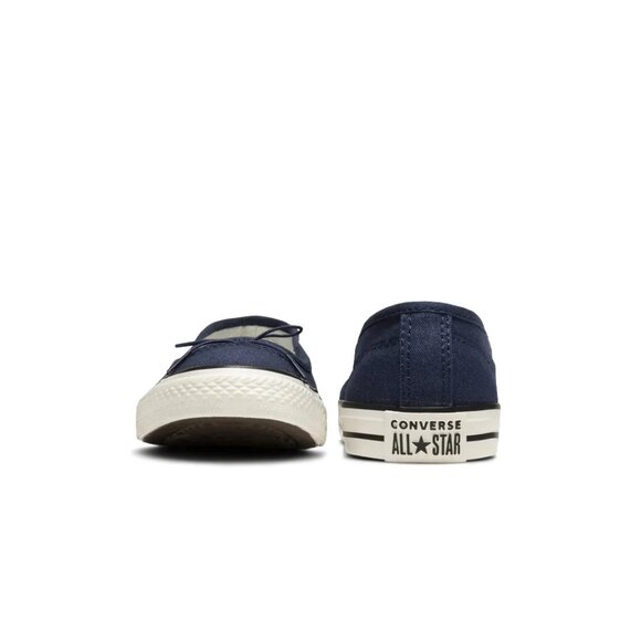 CONVERSE Chuck Taylor All Star Dainty Ballerina Slip-On Navy Womens Size 8 NEW - Picture 10 of 12